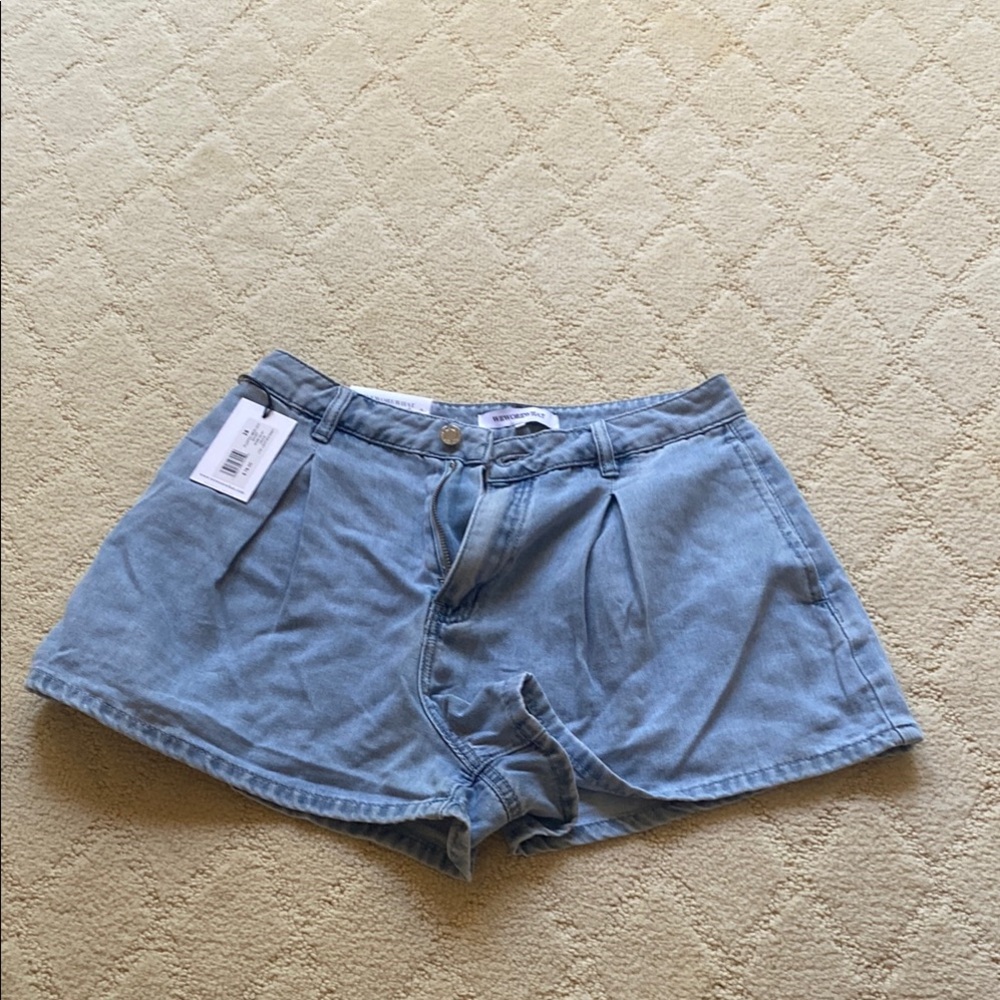 WeWoreWhat Blue Jean Shorts Relaxed Fit